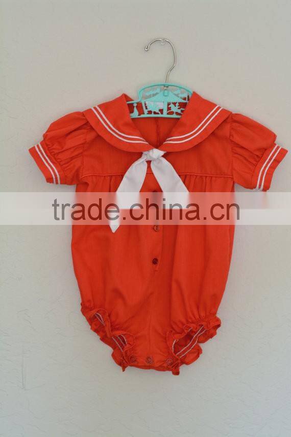 New Fashion Cape Collar Baby Cotton Girl Romper Onesie With Socks