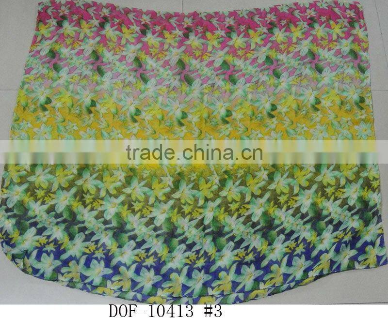 Fashion New shawl with printing flower STOCK!