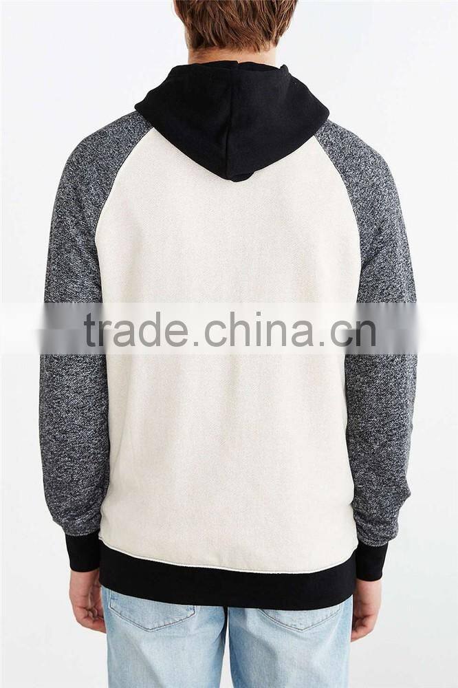 Organic cotton contrast colors hoodie wholesale lightweight hoodie
