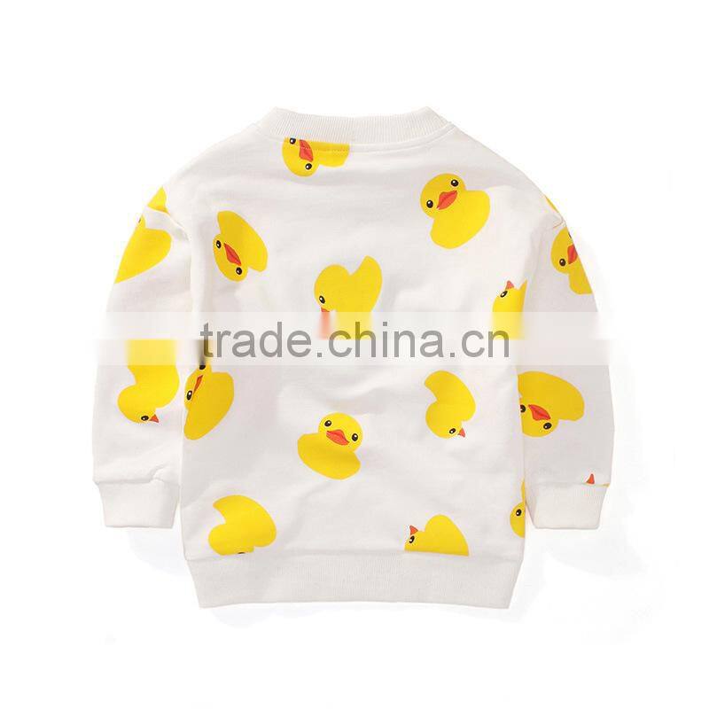 2015 hot sell 100% cotton long sleeves pullover children's hoodies