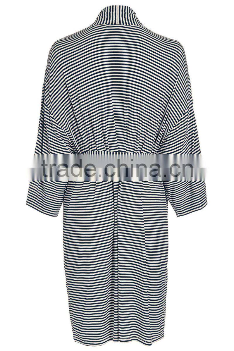 Jersey Stripe Robe fancy pajamas