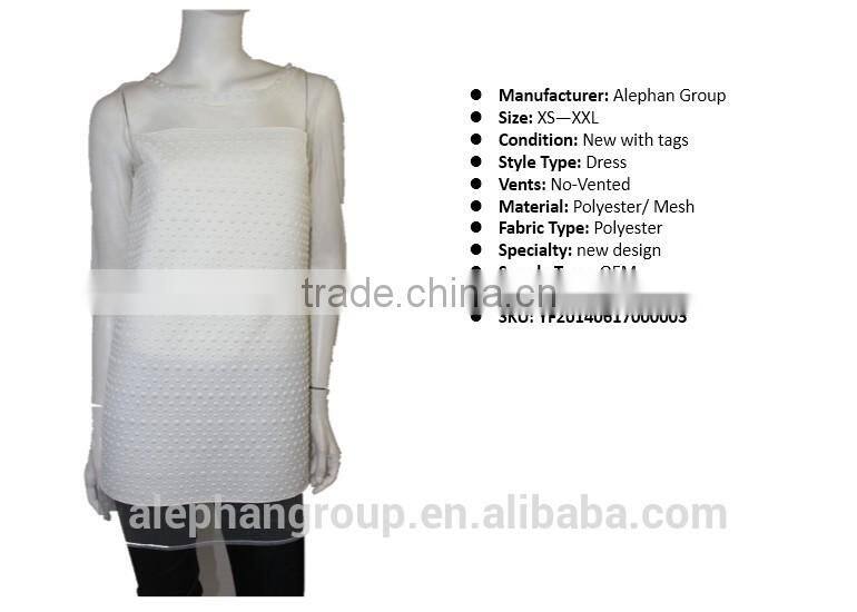 alephan 16SS design New design ladies low-cut dress