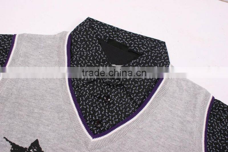 Mens Casual Knitted Animal Sweater Buy Quality Sweater