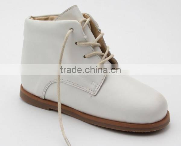 Skidproof genuine leather hard sole wholesale toddler shoes