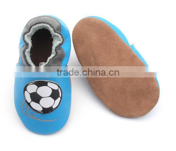Wholesale breathable popular lovely soft leather baby shoes