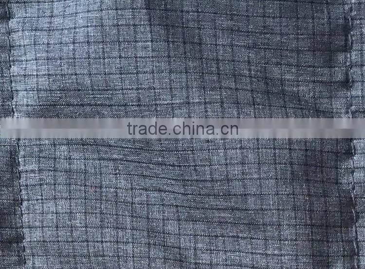 Light duck down padded winter tartan safety vest