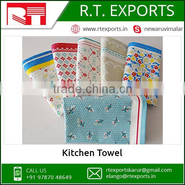 100% Cotton Custom Printed Kitchen Towels