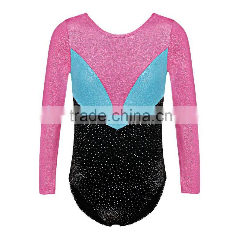 Chinese Manufacturing Long Sleeves One Piece Style Girls Swimming Sets