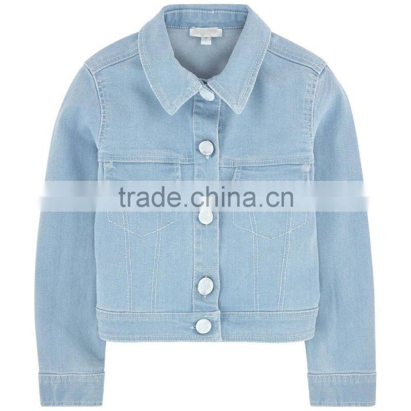 Fashion new design bomber jacket wholesale denim children winter jacket