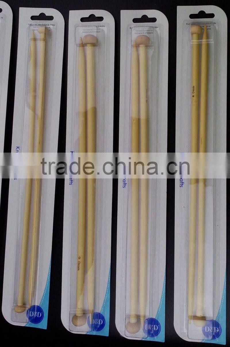 D&D needlework materials crochet hook needles set bamboo long knitting needles