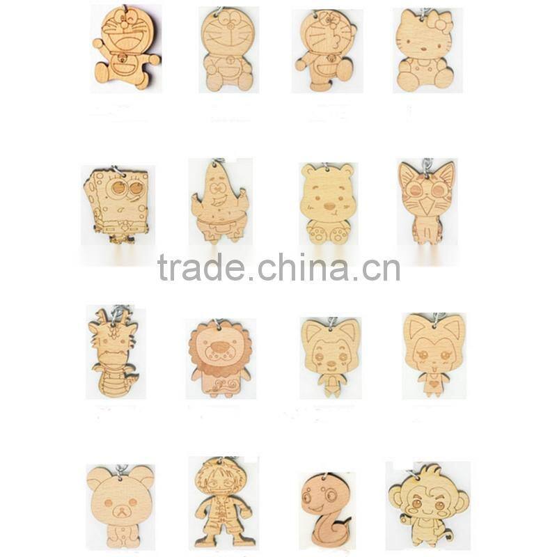 Creativity Accessories Snake Wood Keychain Custom Wood Craft