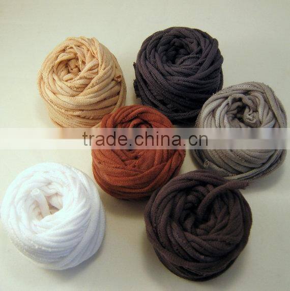 Hand dyed mixed color fancy knitting yarn for t shirt yarn