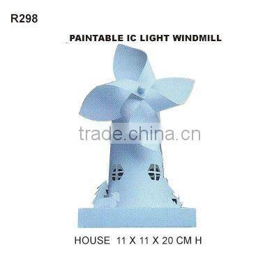 (R298) PAINTABLE IC LIGHT WINDMILL