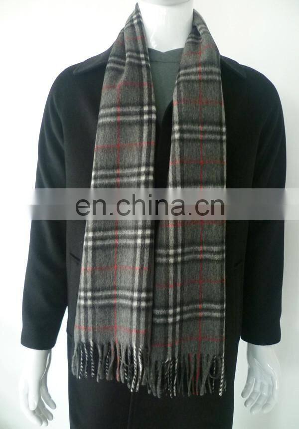 High Quality 12GG casual men's v-neck 100% cashmere sweater with elbow patches