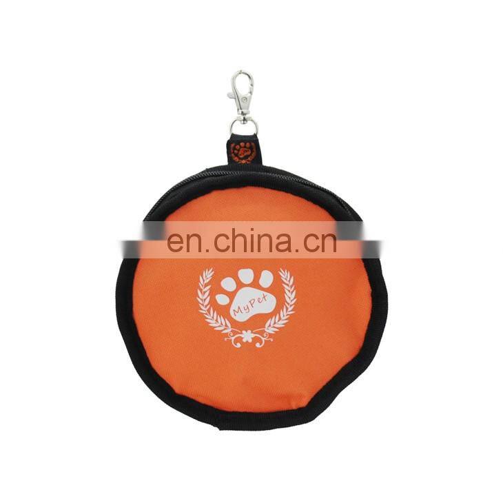 Double Foldable Water Proof Camping Pet Travel Bowls Dog Food Bag