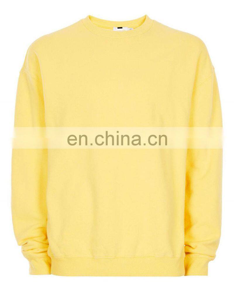Soft Fleece Mens Zipper Pocket Crewneck Sweatshirt Without Hood