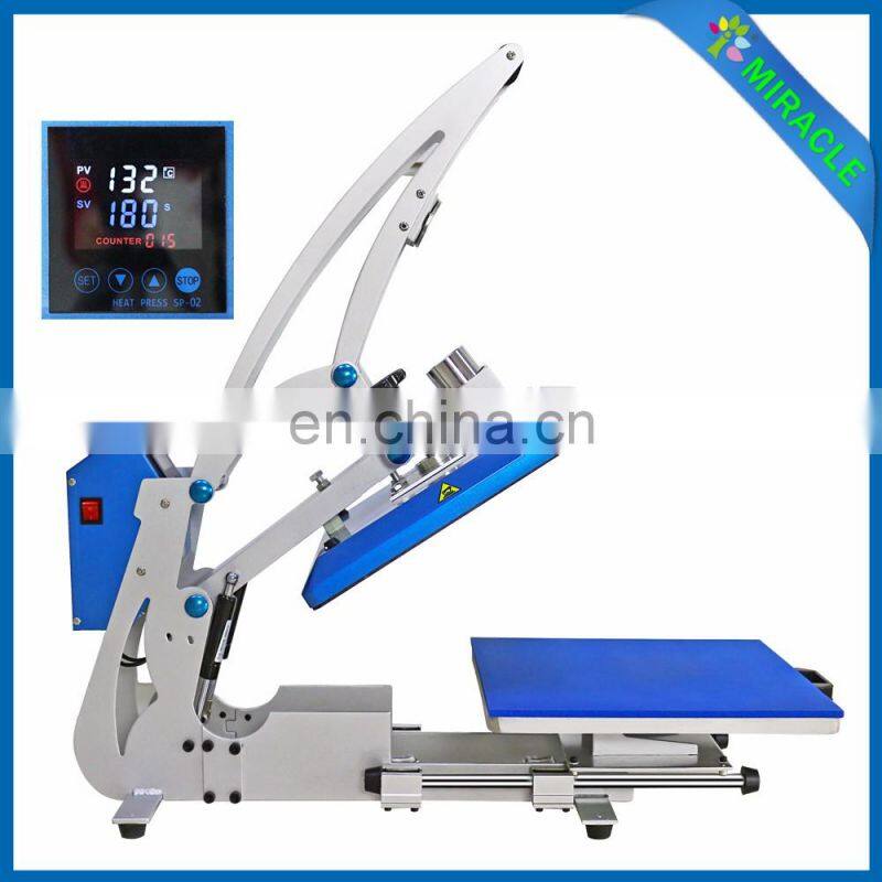 cheap t shirt auto heat press transfer printing machine