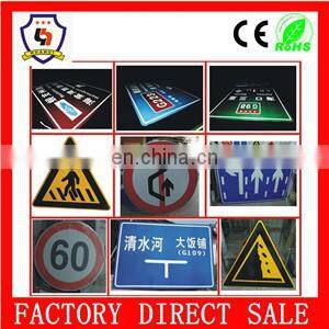 30x30cm/36x36cm (customized) Reflective triangle road signs/safety sign board (licence plate-014)