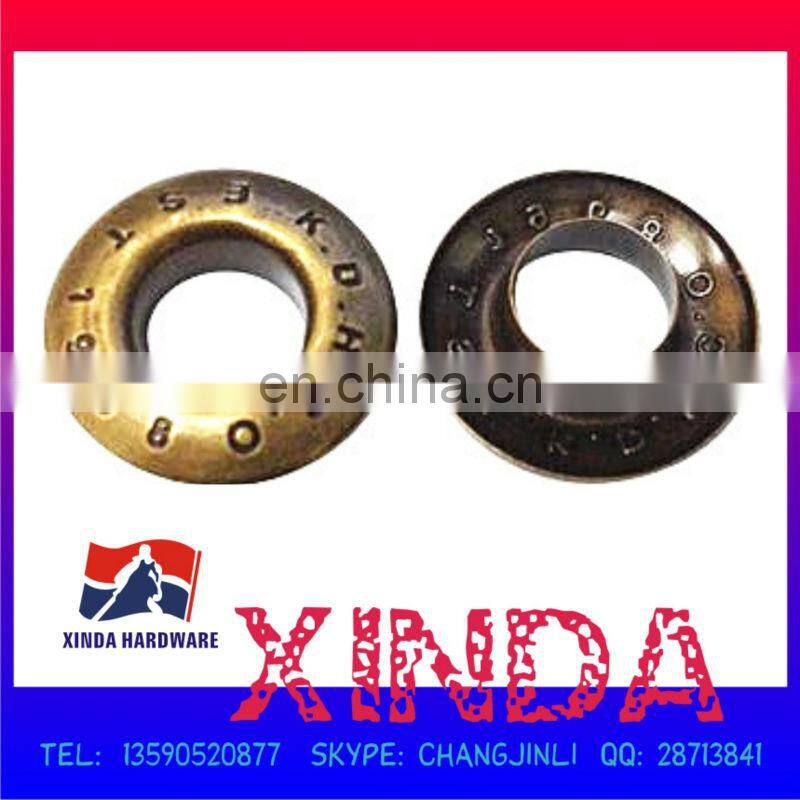 Durable Antique Eyelets of Factory to Buyer for Shoes/Bags/Clothes, Various Designs/Colors Available