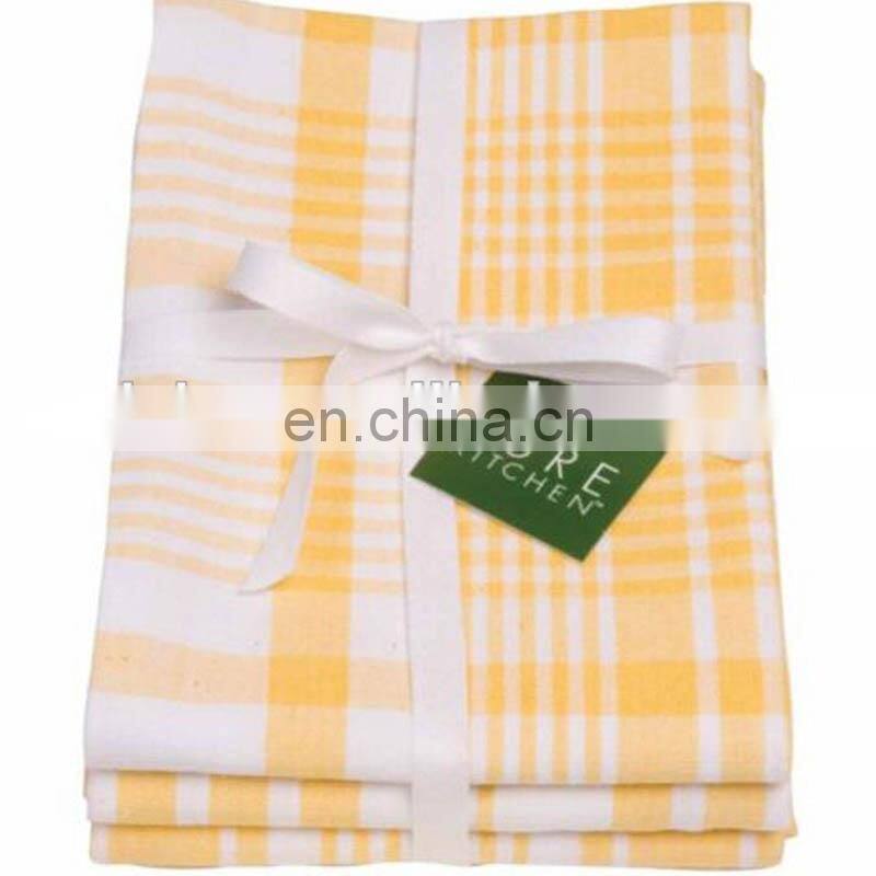 3 pack cotton kitchen tea towel set
