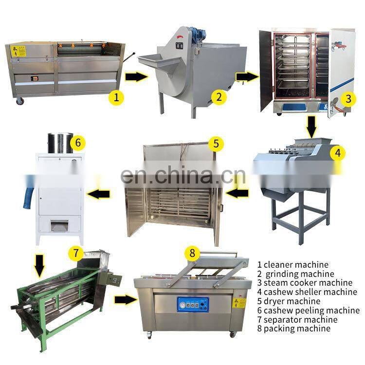 cashew nut fryer complete cashew nut processing machine