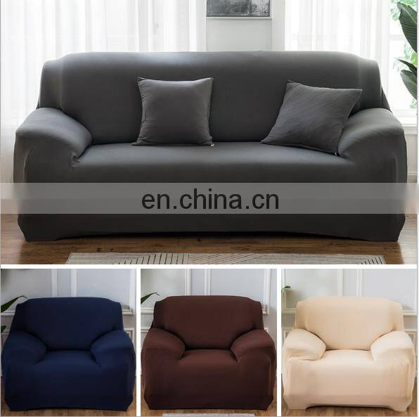 2020 Slipcovers Sectional Elastic Stretch Love seat Couch Cover L shape Protective Spandex Sofa Cover for Living Room