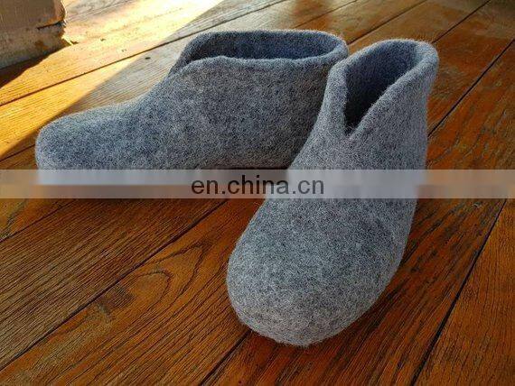 Wholesale Natural Felted Wool Boot