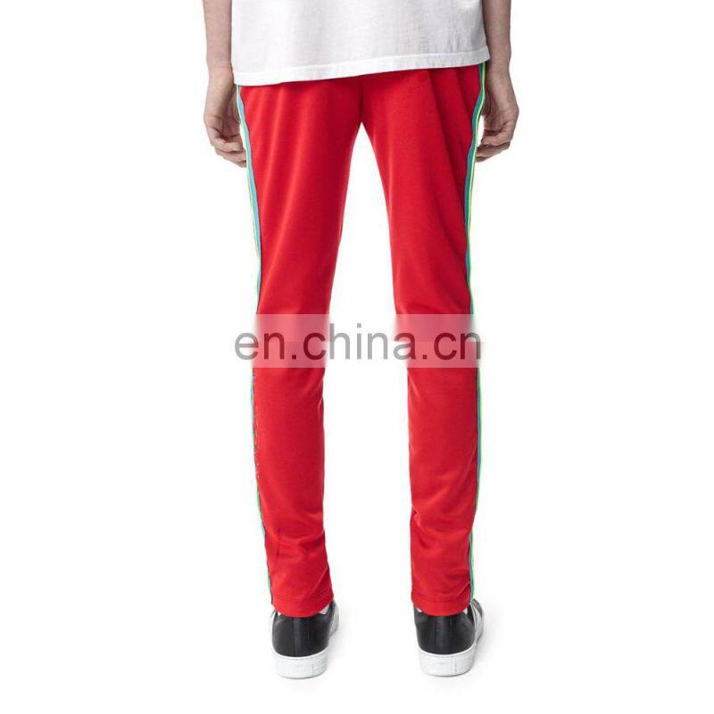 DiZNEW Red Wholesale streetwear blank cargo custom Black track pants