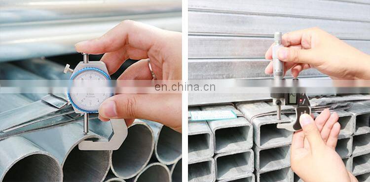 Manufacturer Prime Quality ASTM BS Black Tube Gi Galvanized Steel Pipe For Construction