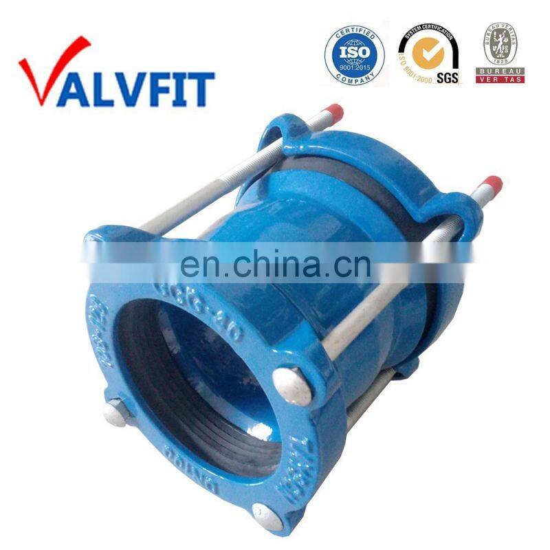 Ductile Iron Cast Pipe Fittings Universal Coupling For UPVC,DI,CI,AC,Steel Pipe