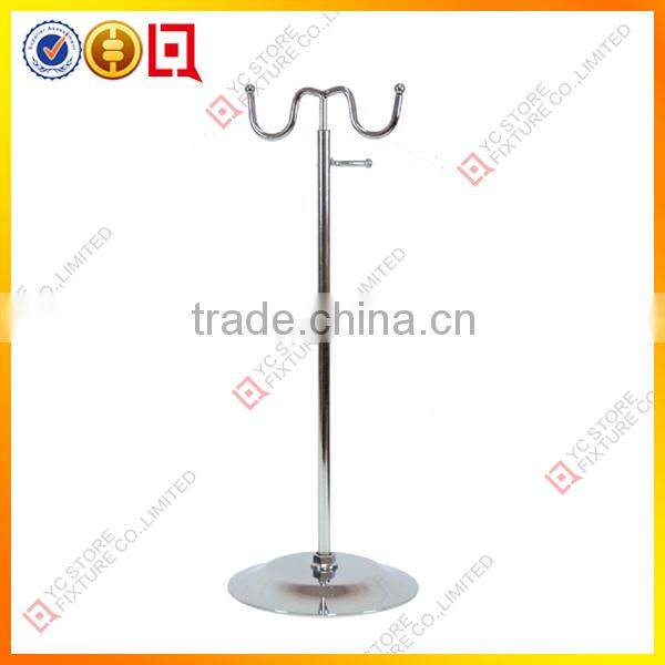 Stainless bag display stand