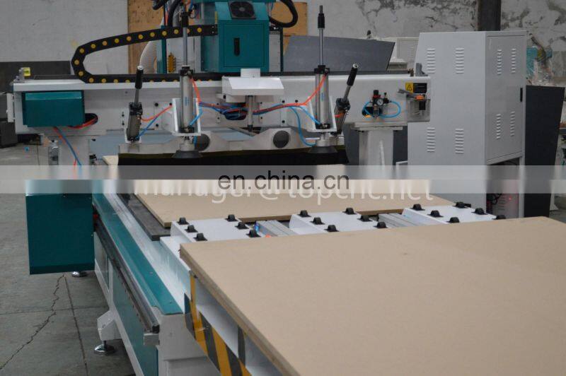 CNC carving machine 1325 CNC auto feeding kitchen cabinet nesting ATC