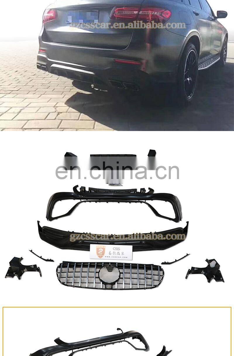 for bens GLC X253 to GLC63S amg style body kit