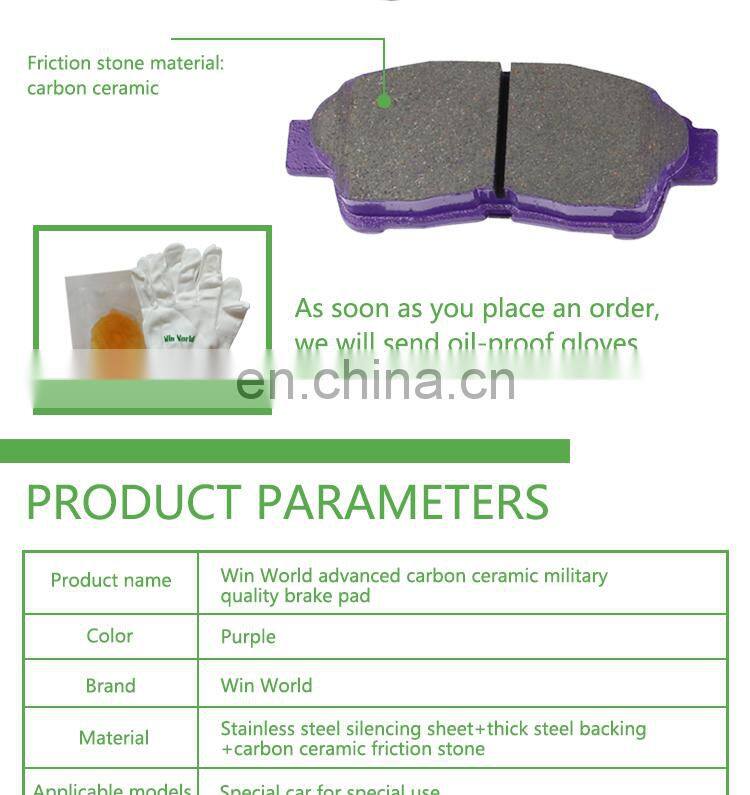 Auto parts market brake pad in guangzhou for Grandis/Galant/Outlander/Soveran/Lancer EX/Peugeot4008/SEBRING