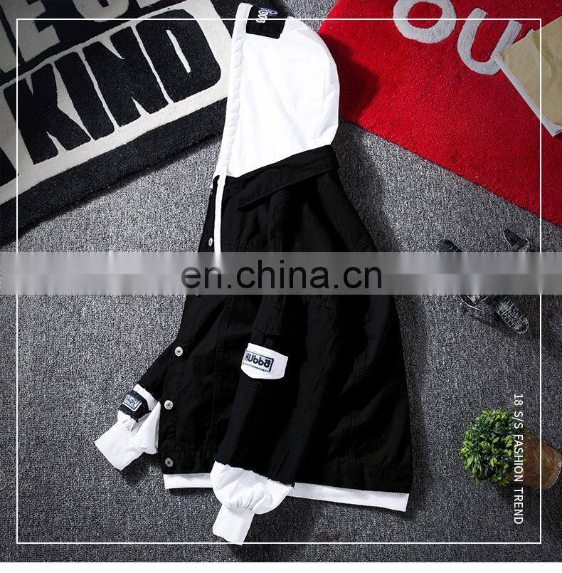 Wholesale new cartoon print student denim jacket female temperament casual jacket student spring and autumn jacket