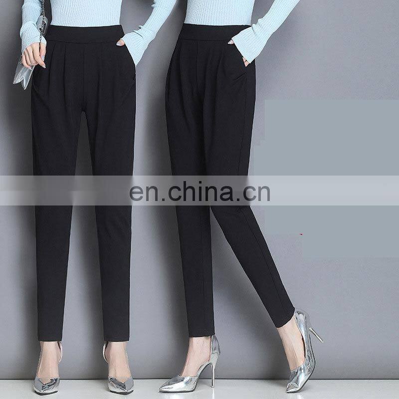 Manufacturers wholesale loose slimming bloomers women's fashion trousers plus size S-4XL