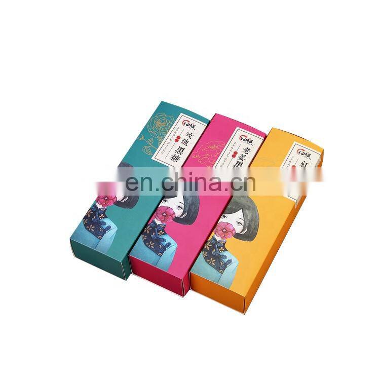 Satin ribbon matte gift boxes packaging drawer cardboard border box customer logo hot stamping luxury design