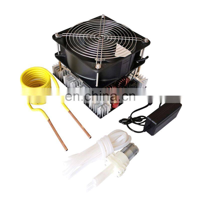 4000W ZVS Induction Heater Main Unit + Heating Coil + Water Pump + Pump Power Supply