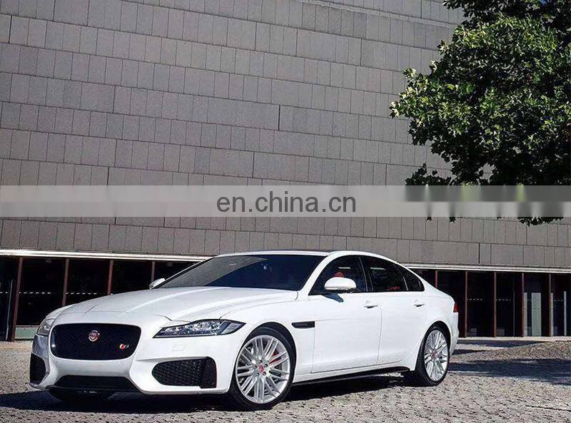 Runde Car Modification PP Material R-SPORT Style Body Kit For 2016-2020 Jaguar XF XFL Front Bumper Grille Rear Lip Exhaust