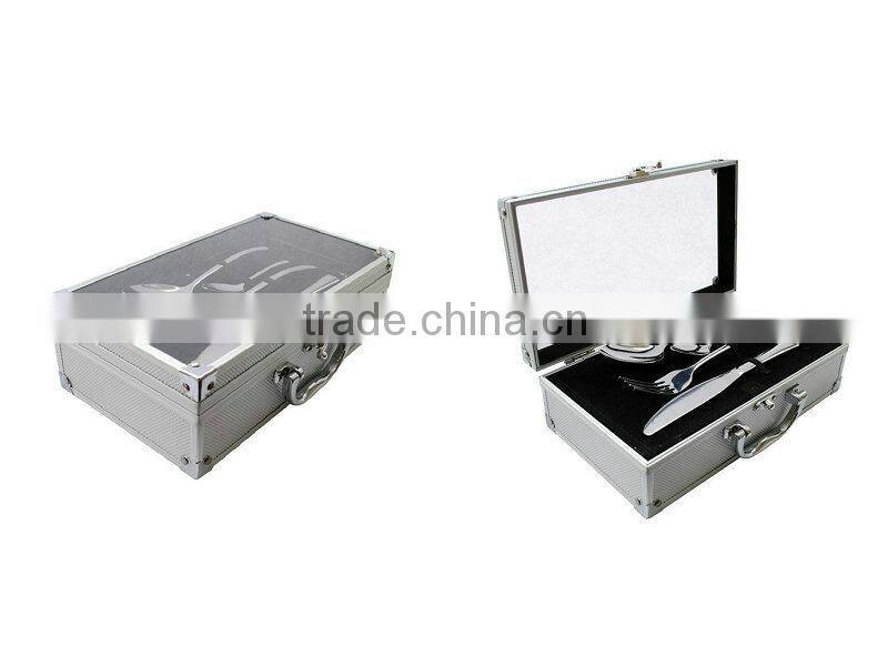 protective small travel first aid kit with aluminum case with tray