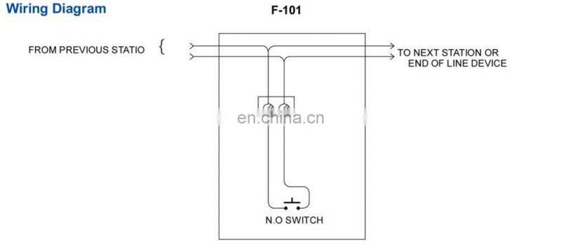 Best Price F-101S Series Call Point Fire Alarm System Manual Pull Station