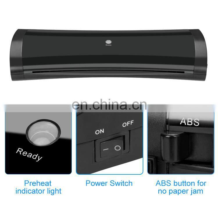 Value Automatic Small electric hot roll laminator 230MM plastic laminatormachine lamination machine a4 size plastificadora price