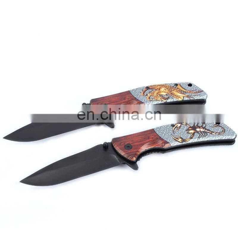 8.6 Inch Plastic 3D printing handle stainless steel folding knife