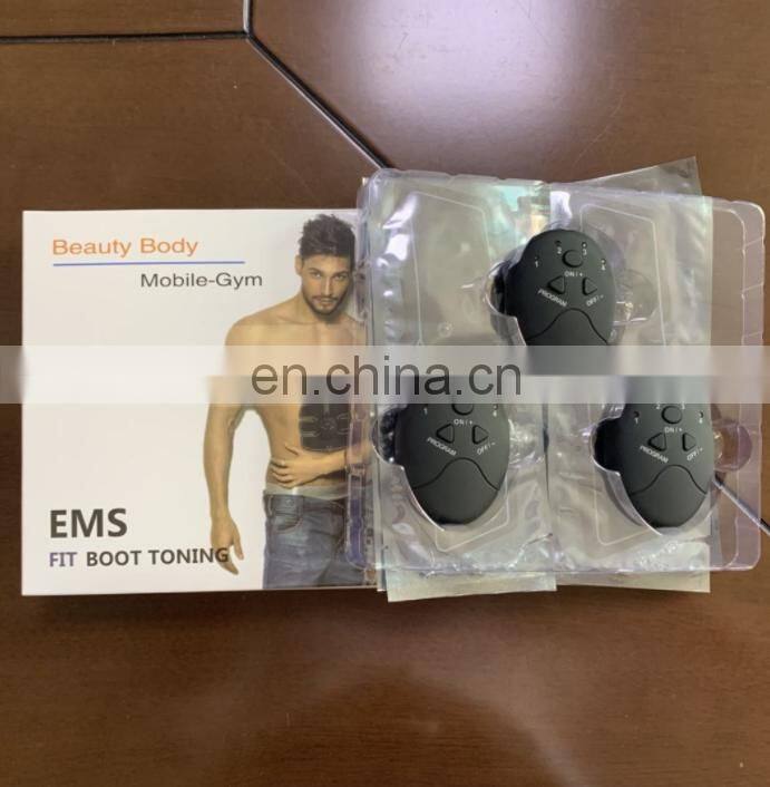 New EMS Wireless Electric Massager Abdominal Muscles Trainer Smart ABS Stimulator