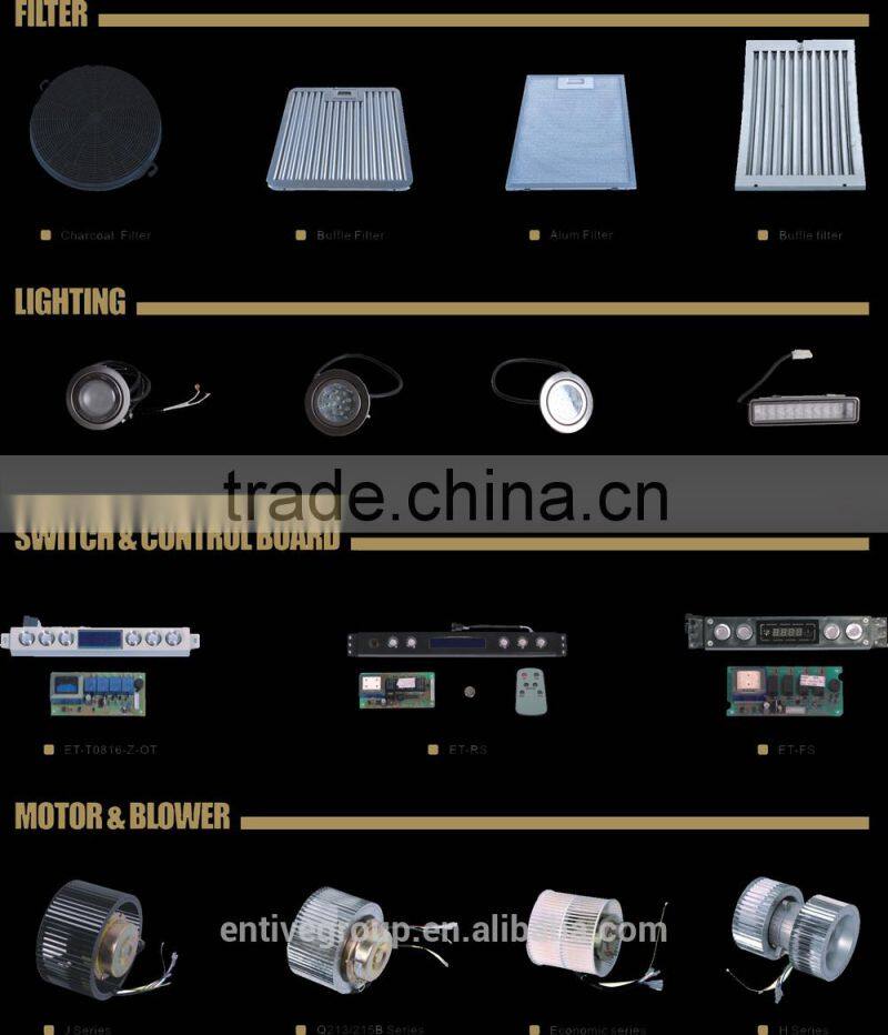 small smoke sensor stainless steel range hood