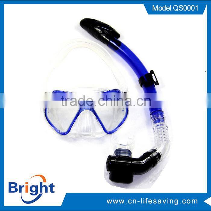 manufacture 2015 new product diving mask snorkel set silicone