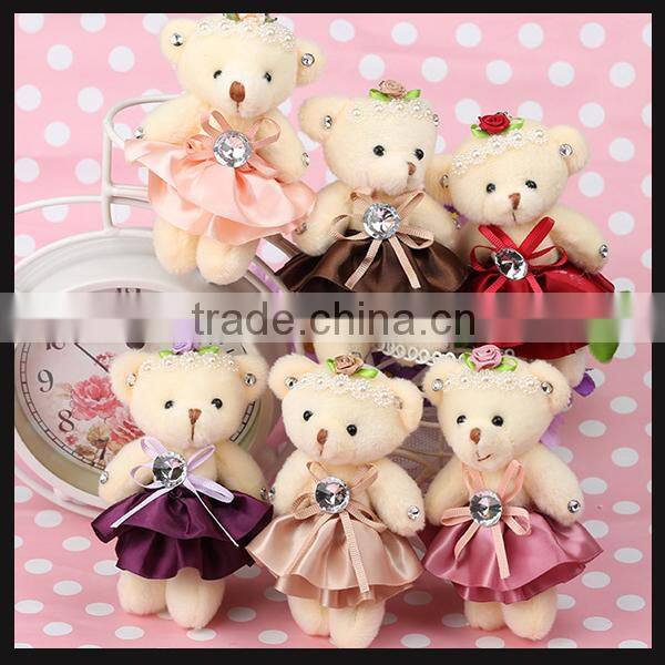 small cute girls plush toy keychian rabbit toy keychians for gifts