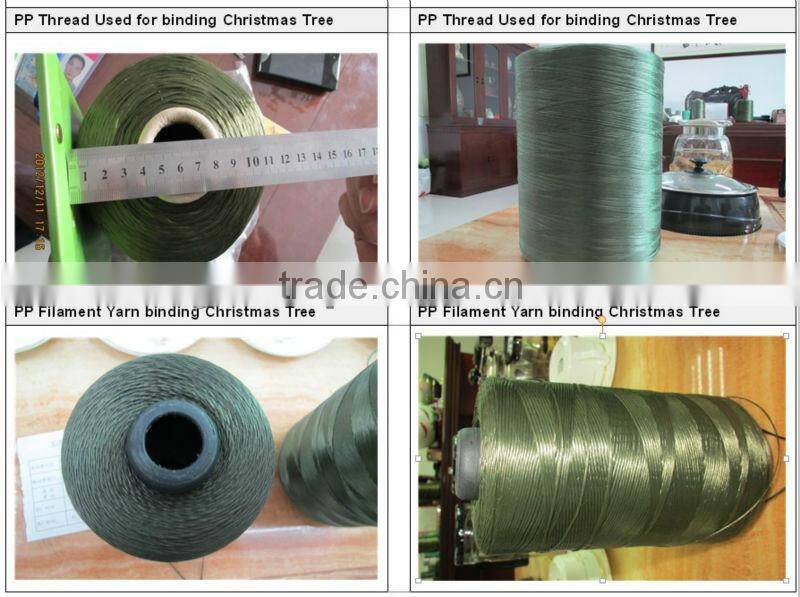 Polyester Filament Yarn (2100D,2400D Used For Binding Christmas Tree Branches)