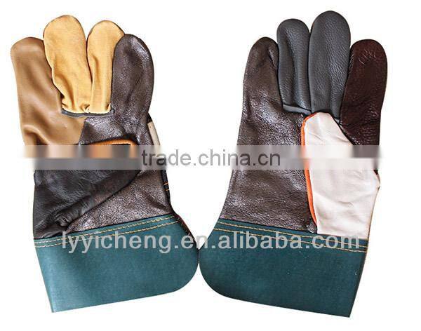industrial leather safety glove for welding