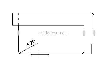 Low MOQ Commercial farmhouse apron front sinks